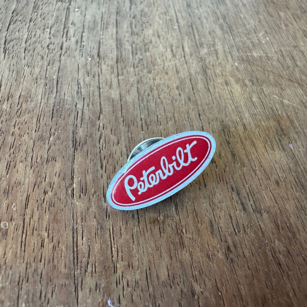 Peterbilt Truck Logo‎ Silver Tone Lapel Pin Hat Pin Brooch